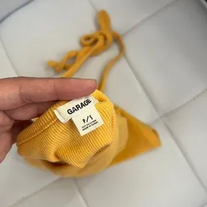 Garage yellow halter cami top thumbnail 5