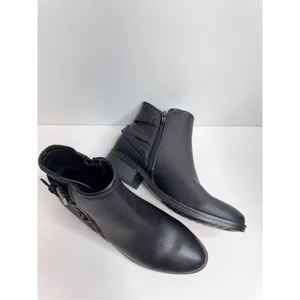 BareTraps Boots‎ Size 5.5 Black Ankle Booties Rider Style Block Heel NEW thumbnail 10