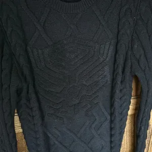 Disney Parks x Marvel Avengers Black Panther‎ Cable Knit Sweater | Size S thumbnail 8