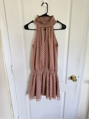 Amanda Uprichard Kimmie Dress in Embroidered Dot thumbnail 2