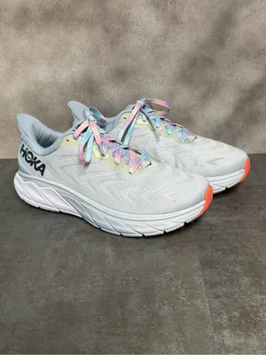 Hoka One One Arahi 6 Women's Wide Running Shoes Plein Air/Blue Fog Size 11D thumbnail 2