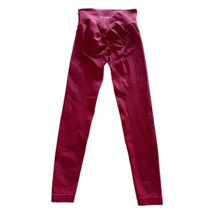 DFYNE Leggings Size ~Small Red Scrunch Butt Stretch Activewear Workout Gym Yoga thumbnail 2