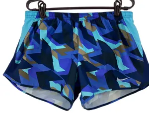 Nike Women's Dri-Fit Geometric Running Shorts Size Large thumbnail 1