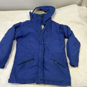 VTG LL Bean Penobscot Parka Jacket Women's S Full Zip Coat‎ Hood USA Made thumbnail 1