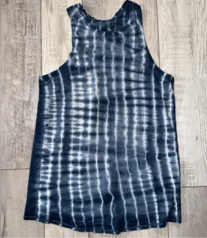 Lululemon All Tied Up Retro Eco Aesthetic Fly Away Tank Cotton Tie Dye 4-6 small thumbnail 1