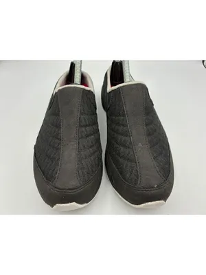 Athletic Works Womens Slip-On Shoes Size 8.5 Black Lightweight Memory Foam Fit thumbnail 8