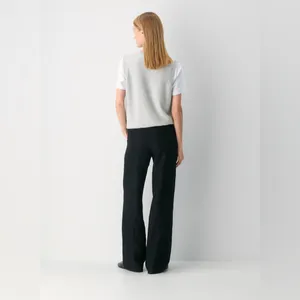 Aritzia x Wilfred The Effortless Pant- Linen High-waisted wide-leg linen pants thumbnail 7