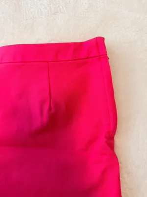 High Waisted Hot Pink Dress Shorts thumbnail 2
