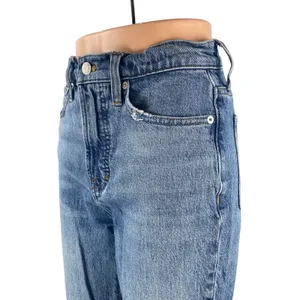 Madewell The Perfect Vintage Women's Blue Straight High Rise Denim Jeans Size 25 thumbnail 2