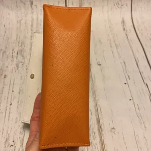 Tory Burch Orange Glasses Sunglasses Case thumbnail 8