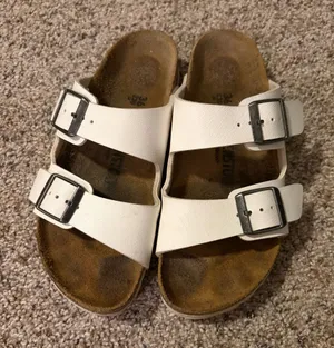 Birkenstock White Sandals thumbnail 1