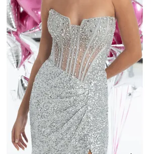 Camille La Vie Prom Dress Sequin thumbnail 2
