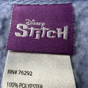 Disney Stitch Womens Size Medium Sweatshirt Faux Fur Fleece Sleepwear Top Lounge thumbnail 4