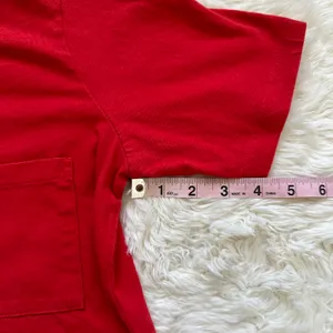 Everlane Dress The Weekend Tee Pocket Crewneck Short Sleeve Red XXS thumbnail 13