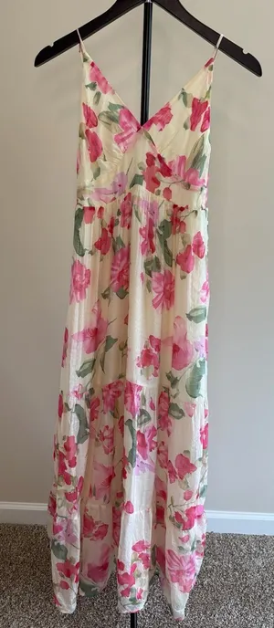 Boutin & Brown Women's Floral Print Sleeveless Tiered Maxi Dress‎ thumbnail 1