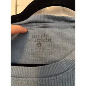 Simply Southern Blue Corded Sweatshirt Kindness Is Magic Butterfly Graphic‎ L thumbnail 6