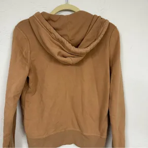 Abercrombie & Fitch Brown Logo Full Zip Hoodie Sweatshirt Women’s XS Casual thumbnail 9