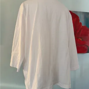 C&K Designs Shirt Size XL flower Ladybug embroidery White Top thumbnail 5