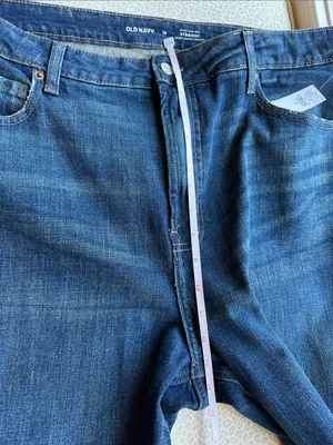 New Old Navy Extra High-Rise Straight Jeans size 18 thumbnail 7