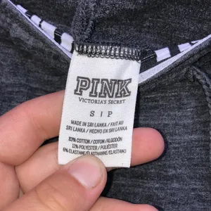 PINK Victoria's Secret sweatpants gray joggers size small stretchy pants pink vs thumbnail 6