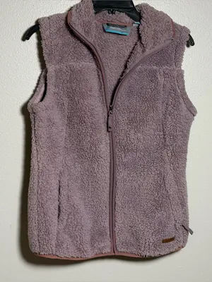 Free Country Women Plush Faux Fur Fleece Vest Sleeveless Woodrose Outdoor size S thumbnail 3