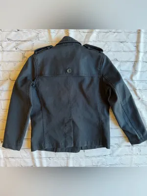Fossil Military Utility Barn Field Navy Womens XS Chore Outdoor Fall Button Down thumbnail 4