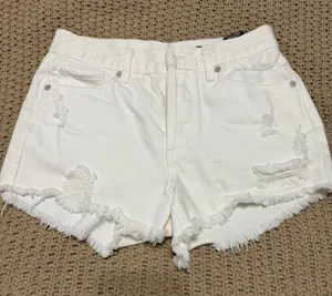 BLANKNYC White Denim Shorts thumbnail 1