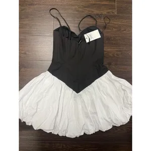 NWT Bardot Lissett Contrast Poplin Bubble Hem‎ Mini Dress - Size US 2 / AU 6 thumbnail 2