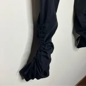 Kyodan black leggings with rouched & tied‎ ankles size small thumbnail 6