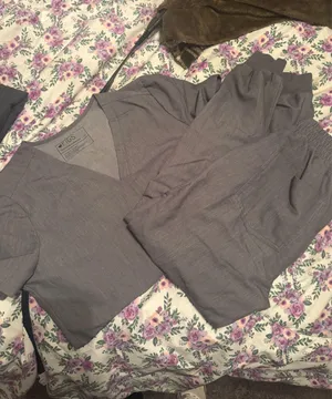 Grey FIGS Graphite Scrub Set Top Size Xs Women’s Xxs High waisted Petite Zemora Jogger Pants thumbnail 1