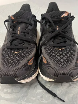 Hoka Clifton Men’s Running Shoes - Black with Copper Accents thumbnail 8