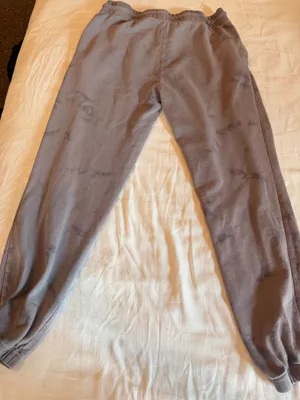 Z Supply Tie Dye Jogger Sweatpants Women’s Small Taupe Gray Drawstring thumbnail 1