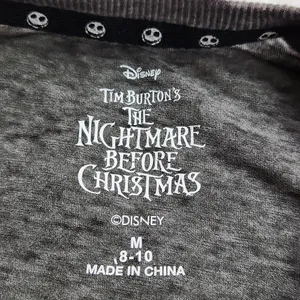 -301‎ The Nightmare Before Christmas Disney Grey Sleep T-shirt Medium thumbnail 4