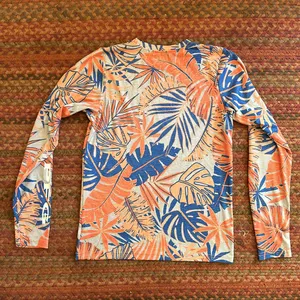 Columbia Pfg Sun Gear Leaf Print Rash Guard Long Sleeve thumbnail 4