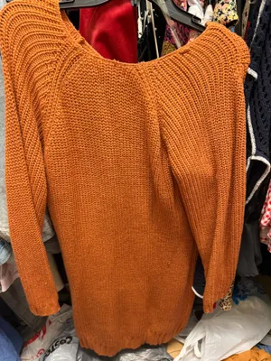 Sweater dress Orange Size 2X thumbnail 3