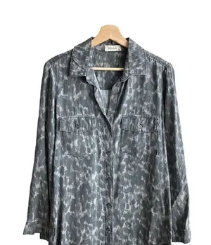 Bella Dahl leopard button down tunic thumbnail 3