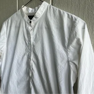Rag & Bone Dylan Long‎ Sleeve Poplin Shirt White Size S thumbnail 4