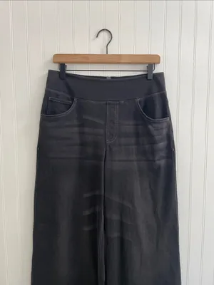 HALARA Flex High Waisted Pockets Baggy Wide Leg Washed Casual Jeans Size L NWT thumbnail 8