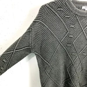 Rails Womens Lisette Vintage Black Textured Sweater Cropped Crewneck Size XS thumbnail 10