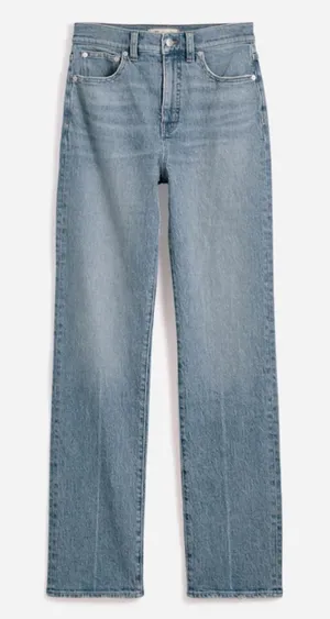 Madewell ‘90s straight Classic Blue light wash Women's Jeans size 29! thumbnail 1