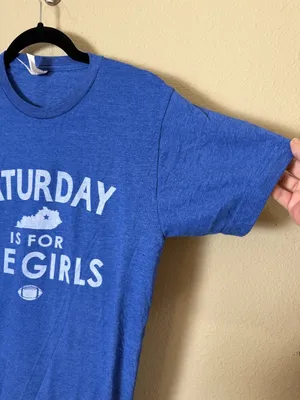 University of Kentucky Caturday Football Tee T Shirt Top Size Small thumbnail 5