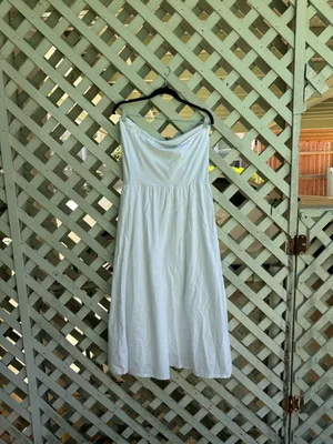 Gap strapless midi dress thumbnail 4