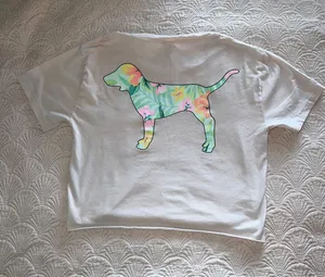Baby pink Vs Crop top thumbnail 1