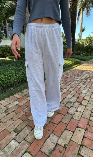 Brandy Melville Cargo Sweatpants thumbnail 1