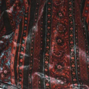 Hollister Co. Velveteen Exotic Print Skirt L thumbnail 2