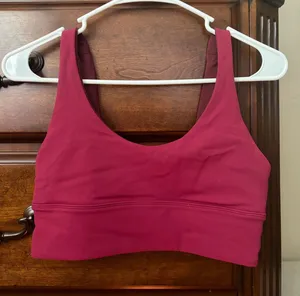 Lululemon Burgundy sports bra thumbnail 1