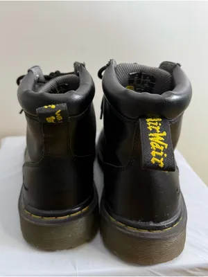 Dr. Martens Cartor Leather Lace Up High Top Boot Combat Workwear Black Unisex W9M8 thumbnail 4