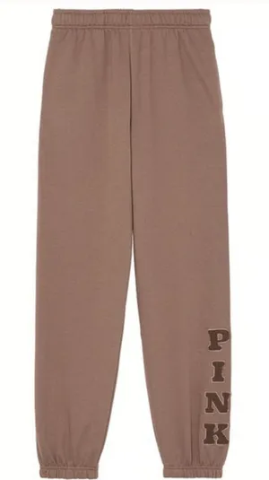 NWT Victoria's Secret PINK Ivy Fleece‎ Campus Sweatpants thumbnail 1