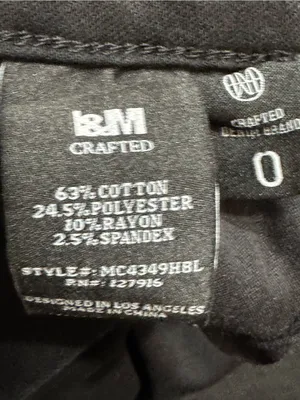I&M High Rise Black Barrel Studded Jeans thumbnail 7