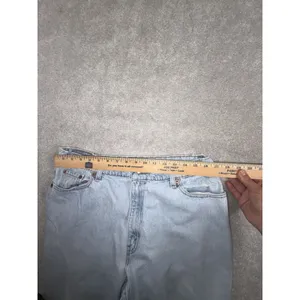 womens levis vintage‎ 512 slim fit straight leg 18 Reg 90s USA Made thumbnail 9